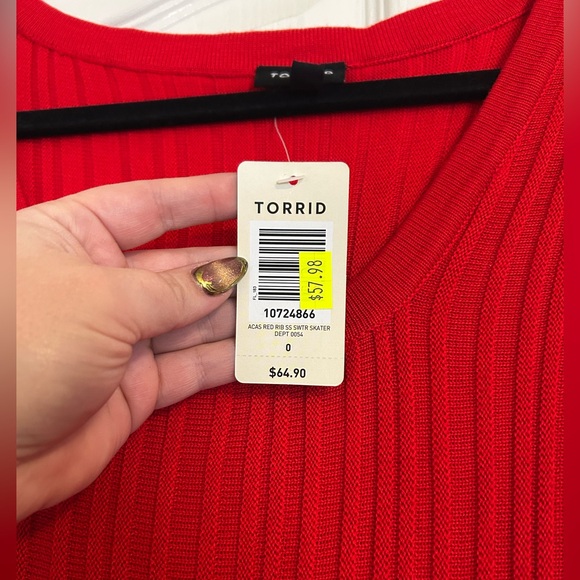 Torrid Ribbed Midi Dress - Picture 4 of 5
